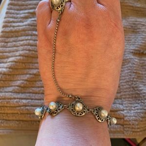 Hand Chain Ring and Bracelet